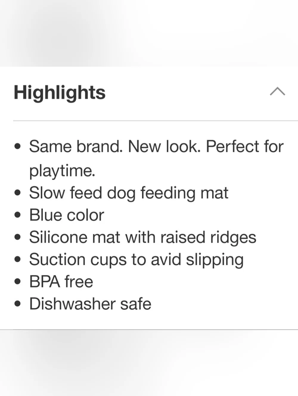 New! Slow Feed Dog Bowl Silicone Insert Strong Suction Cup For 4-6 Cup Dog Bowl